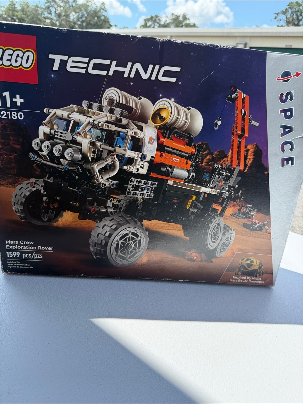 Lego Technic Mars Crew Exploration Rover in Orange, Black and White